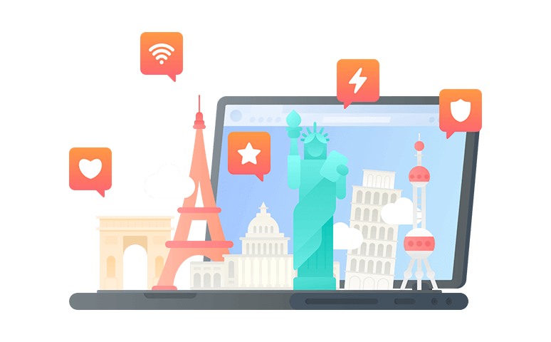 国外旅游连接到中国的代理 - 海龟VPN